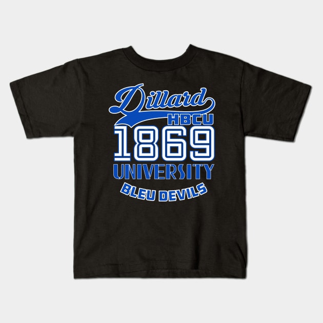 Dillard 1869 University Apparel Kids T-Shirt by HBCU Classic Apparel Co